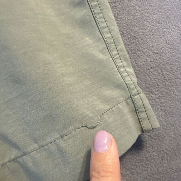 Faherty All Day Shorts Chino Drawstring Waist Casual Mens Size 36 Olive Green - Picture 5 of 13